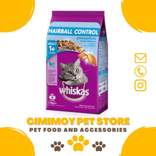 Whiskas® Dry Adult 1+ Hairball Chicken & Tuna Flavour